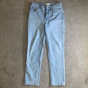 Madewell light wash jeans